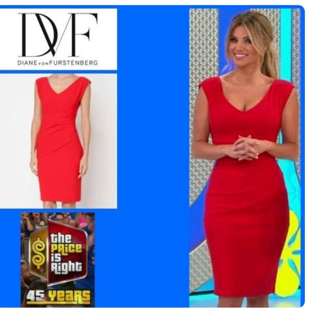 Diane von Furstenberg Bevin Ponte Sheath Dress - Picture 5 of 8